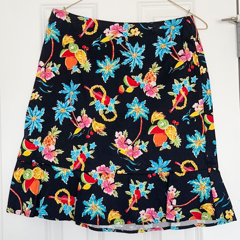 Bamboo Traders | Hawaiian Print Skirt - Petite